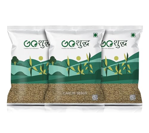 Goshudh Ajwain Carom Seeds 1500g (500g Each Pack of 3) | Pure, Aromatic & Authentic Taste