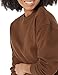 Amazon Essentials Women's Cropped Drop Shoulder Sweatshirt (Available in Plus Size), Deep Brown, Small
