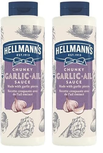 Hellmann's Sauce Ail 850 ml (Lot de 2)
