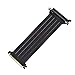 EZDIY-FAB Nuovo PCI Express PCIe3.0 16x Cavo Flessibile Scheda di Estensione Scheda Adattatore Scheda ad Alta velocità con Riser-20cm 180 Gradi