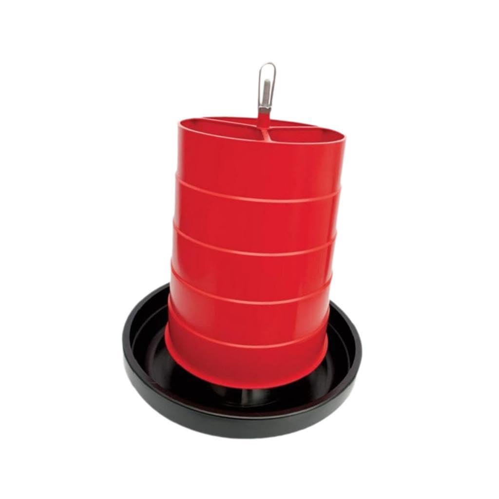 Abbeveratoio e mangiatoia per pollame di alta qualità con manico, design anti-fuoriuscita, materiale PP per polli, anatre, oche, 40 cm