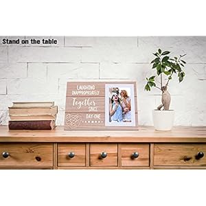 Tourist Memorial Frame Sister Gift Friends Gift Laughing Inappropriately Since Day One Best Friend Gift Long Distance Friendship Gift Christmas Gift Wood Picture Frame Photo Frame for 64 Photo