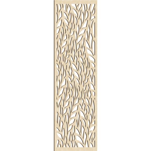 Image of Ortonville Decorative Pierced Fretwork Wood Wall Panels, 25 3 /8 inchW x 64 3 /8 inchH x 1 /4 inchT, Birch