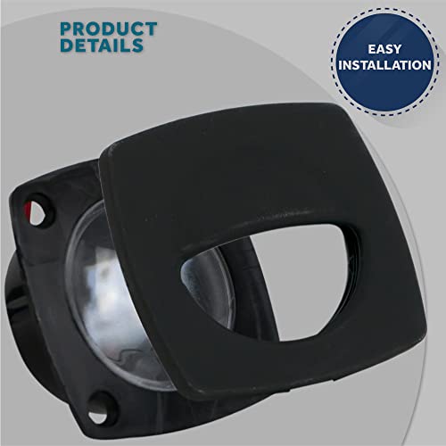 Five Oceans Led Companion Way Light, Marine Courtesy Lights, Square Light For Boat Interior, Deck, Cockpit, Cool White Led, For Pontoon, Fishing Boat, Bass Boat, Yacht, Sailboat, Rvs, Caravan - Fo2313 #TOP3