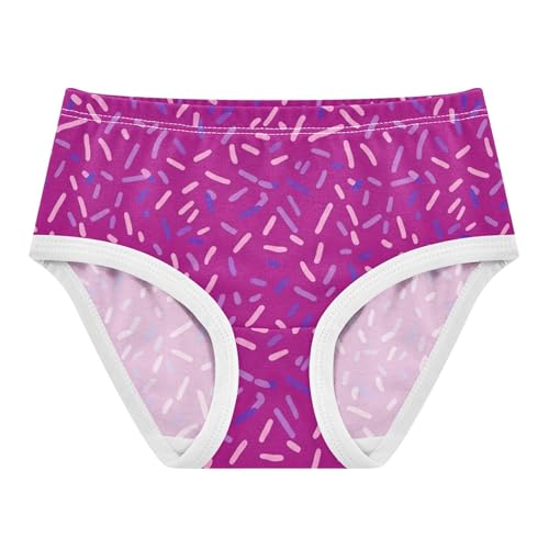 Bright Bar s Pink Purple Girls Underwear Toddlers 2t Cotton Panties Little Girl Fun Briefs Underpants