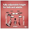 VISIONDRUM-PRO Electric Drum Kit with Headphones - Mesh Pads Electronic Drum Set for Kids and Adults #5