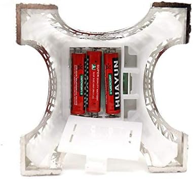 Miniatura 6 de ausuky 10 pulgadas modelo de torre Eiffel de París LED decoración luminosa creativa modelo de metal para el hogar regalo artesanal (bronce)