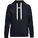 Under Armour Damen Aufwärmoberteil Rival Fleece HB Hoodie, Black/ White/ (001), M, 1356317-001