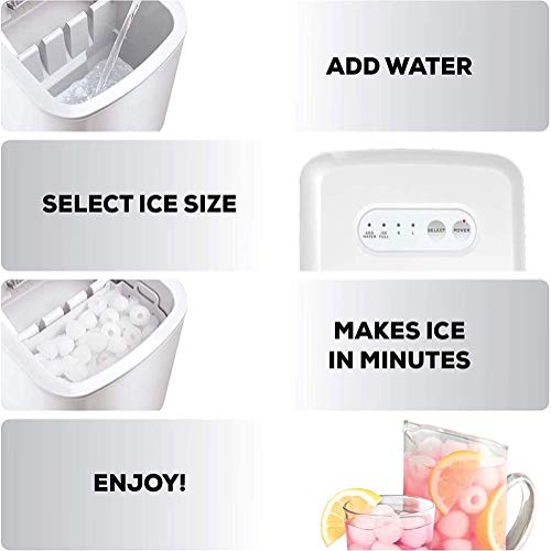 Máquina compacta portátil para hacer hielo de barra miniatura 5