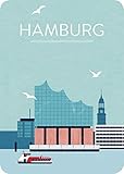  Hamburg. Magnet: Kühlschrank-Magnet