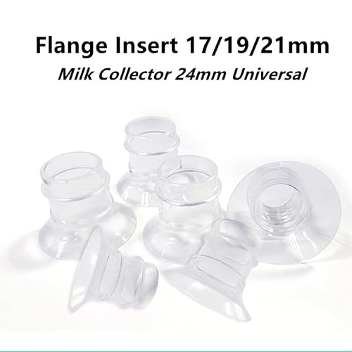 4PCS Flange Insert 17mm Compatible with S9/S10/S12/S9 Pro/S12 Pro Wearable Breastpump, Wearable Breast Pump Shield/Flange Insert, Pump S9/S10/S12/S9 Pro/S12 Pro Parts Replace