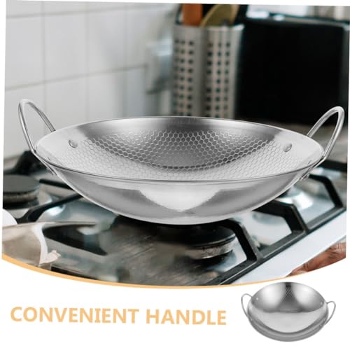 Wok de acero inoxidable Ipetboom con asas dobles miniatura 7