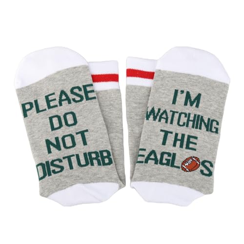 TSOTMO 2 Pairs Please Do Not Disturb I’m Watching The Ea Socks Football Lover Gift Football Fans Gift3