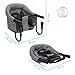 Fillikid Babyworld Tischsitz | Faltbarer Babysitz | Stuhlsitz mit klappbarer Schraubfixierung | Boostersitz mit Anti-Rutsch-Klemmen und Tragetasche | Babysitz für dicke Tischplatten | Tischstuhl
