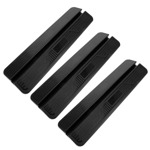 SOIMISS 3 pezzi Rampe Soglia Regolabili per Porte e Recinti Cani Resistente Antiscivolo Installazione Facile senza Attrezzi per Sicurezza e Animali Adatte per Bagni