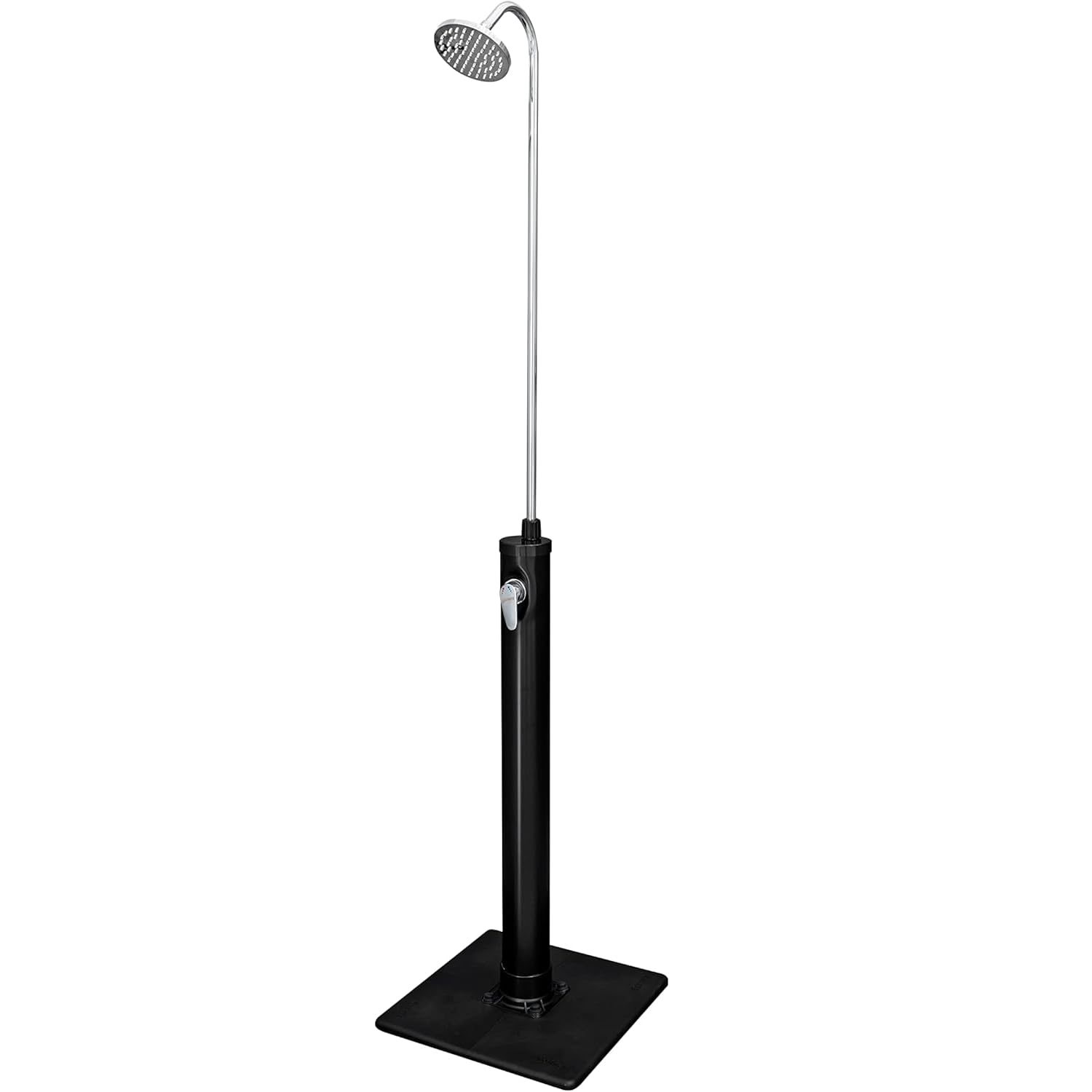 GrecoShop Doccia Solare da Giardino per Piscina 8L – Doccia Esterna con Serbatoio Riscaldato dal Sole, Temperatura Regolabile, Facile Installazione, Ideale per Outdoor, Campeggio e Terrazza