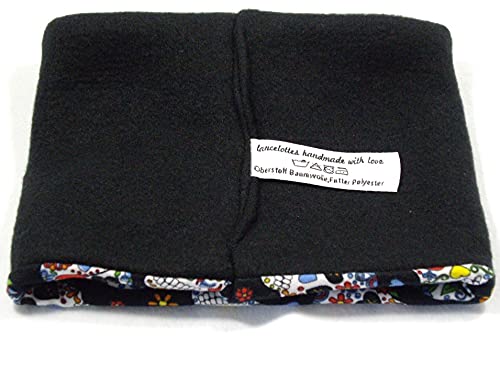 Hundeloop, Hundeschal, Baumwolljersey u. Fleece,Größe S bis 35 cm Kopfumfang