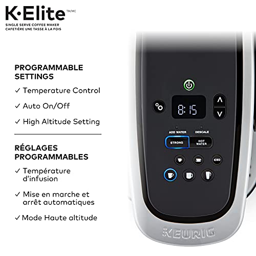 Cafetière Keurig K-Élite, Capacité de 8 Tasses - 1