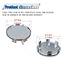 4PCS Wheel Center Cap, Snap-in Plastic Rim Center Hub Caps Cover, 2.12 '' (54mm) Outer Diameter, 1.85 '' (47mm) Inner Diameter, Car Accessories for Car, Truck, SUV (Silver)
