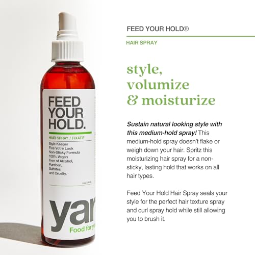Laque yarok Feed Your Hold fixation durable volume naturel 236ml - 2