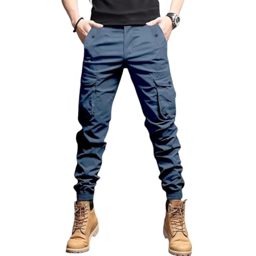 MOKBAY Pantalon de Travail Homme, Slim Treillis Cargo D'été Chasse Bucheron Camouflage Treillis Militaire, Regular Travail Décontracté Randonnée Pantalon...