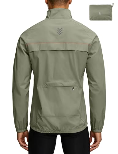 Image of Little Donkey Andy Men's Cycling Jacket, Waterproof Lightweight Windbreaker, Packable