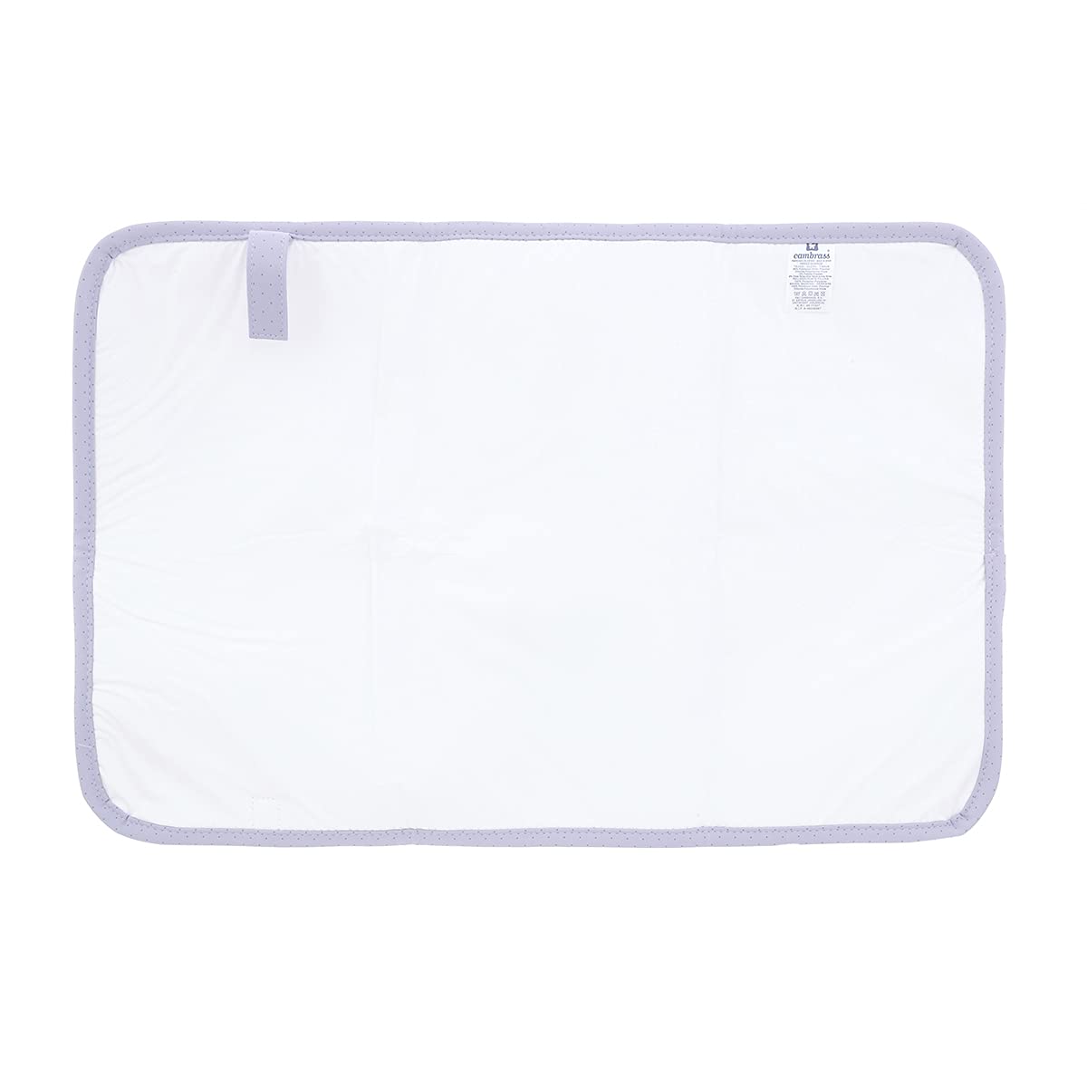 Cambrass Portable Plastic Changing Mat - Foldable Waterproof Travel Changing Mat - Comfortable and Ideal for Changing Your Baby Anywhere - Laminated and Water-Repellent - Blue Ale 40 x 60 cm