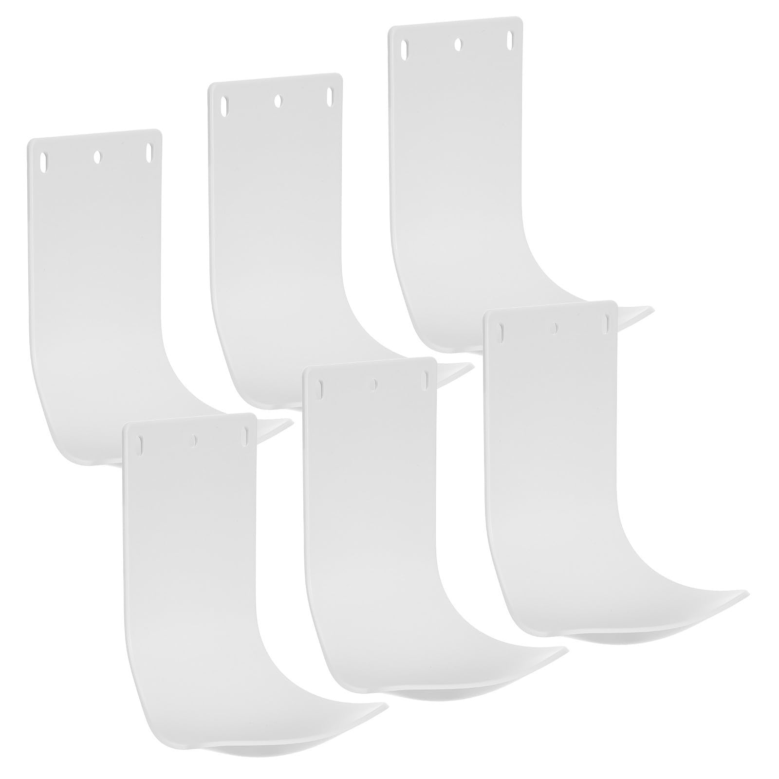 Bandeja para dispensador de jabón blanco de plástico PRETYZOOM antigoteo pack de 6