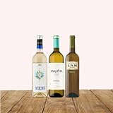 EUROLOTES Vino Blanco Verdejo Selección - Analivia, Bitácora y Lan Verdejo, 3 Botellas x 750ml