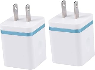 Hemobllo 2 Pçs Carregador De Parede Carregador USB Carregadores Móveis Carregador Rápido Adaptador De Tomada USB Plugue De Carregamento Plugue De Carregamento Adaptador USB De Boca Dupla