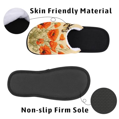 House Slippers for Women Men Soft Cozy Non Slip Lightweight Winter House Shoes for Indoor Outdoor3