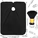 FEBSNOW Hair Cutting Cape Kit,Professional Barber Cape with Neck Duster Brush for Adults Waterproof Hairdressing Salon Cape with Adjustable Closure Snap Salon Barber Supplies