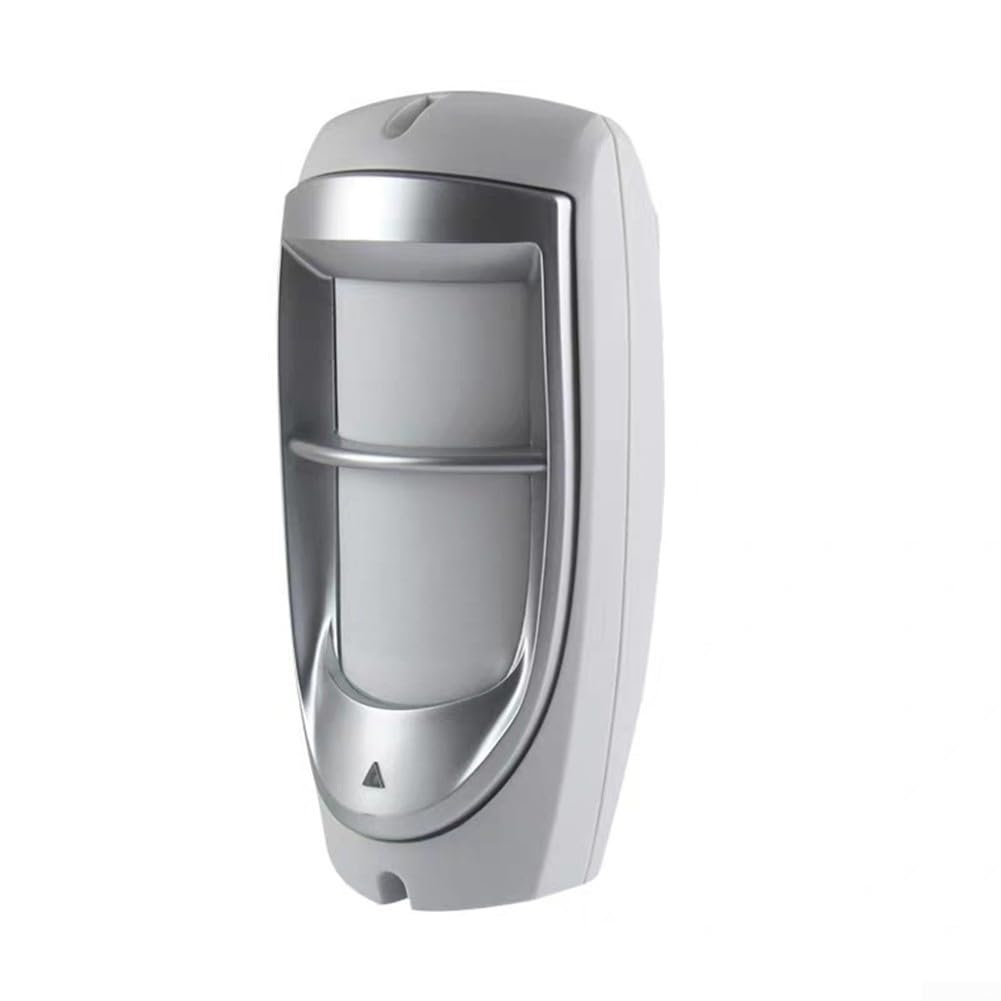 Alarma con sensor de movimiento PIR para protección exterior del hogar con cobertura de detección de 110 grados e interfaz de relé de estado sólido