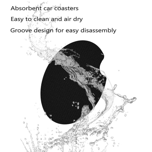 50% Off 2 Pack Flowers Car Coasters - Universal Anti-Slip Rubber Mats - Image 5