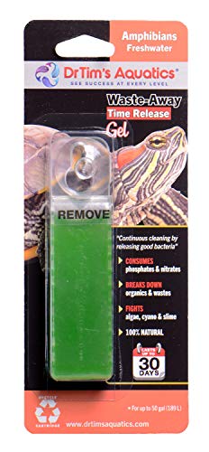 DrTim’s Aquatics Waste-Away Gel Fish Tank Cleaner for Freshwater Aquariums – Unclogs, Cleans, Removes Hidden Fish Food Waste – for Turtle Tanks – Medium, Single Pack