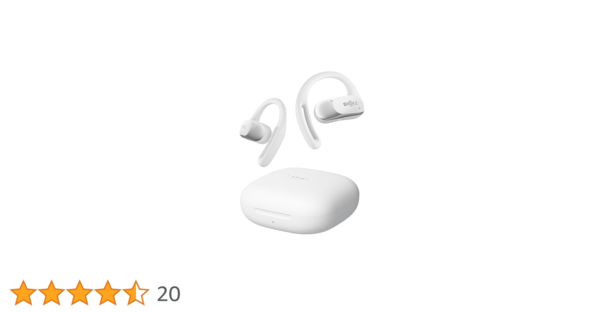 Shokz Fone de Ouvido Aberto OpenFit Air Branco : Amazon.com.br