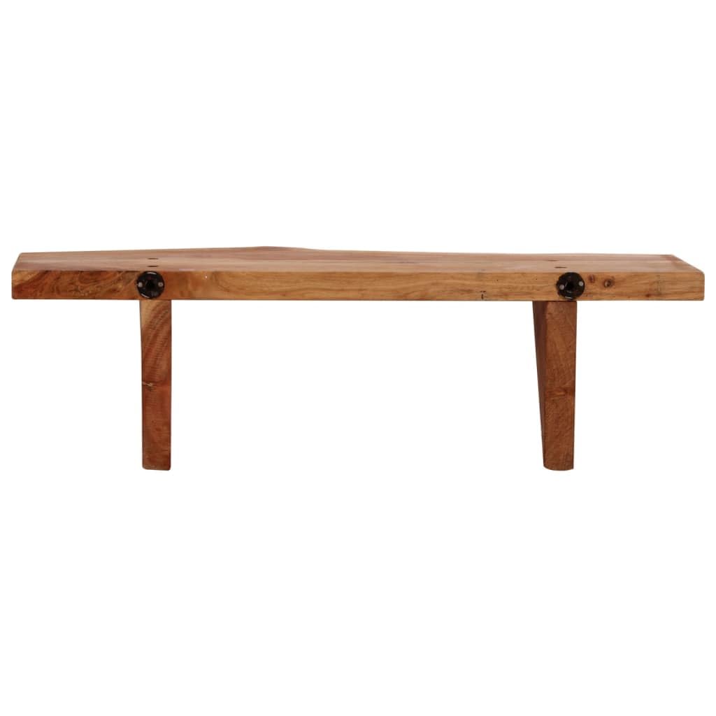 vidaXL Wandregale 2 STK. 60 x 20 x 18 cm Massivholz Akazie