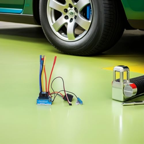 Variador sin escobillas 120A Homoyoyo para evitar tirones en coche RC 1:10 7
