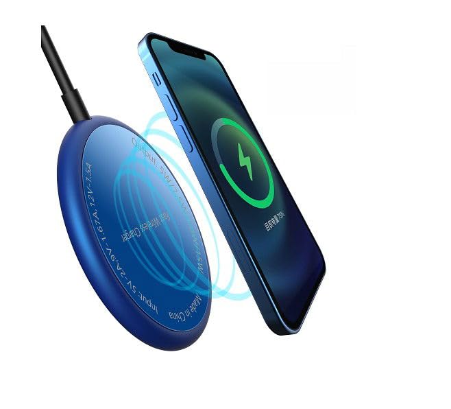 Chargeur sans fil rapide pour iPhone au bureau DrPhone MAG4