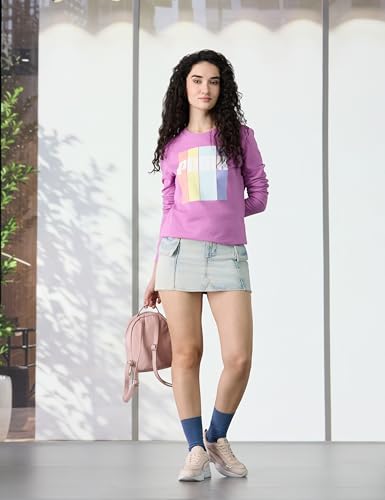 Image of Puma Cotton Women Crew Neck Sweatshirt