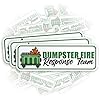 Amazon.com: (3Pcs) Dumpster Fire Response Team Sticker Funny Quote This ...
