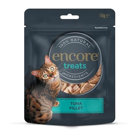 Encore 100% Natural Freeze Dried Tuna Fillet Cat Treats Cover