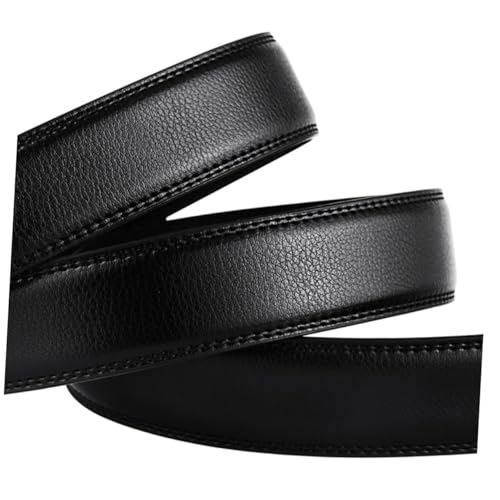 Leather Belt for Men Automatic Buckle Jeans Belt Imitation Leather Casual Strap4