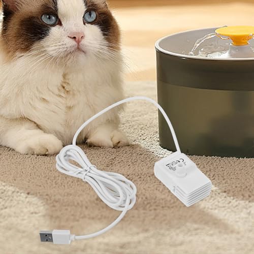 Bomba sumergible para agua de gato SEWACC silenciosa y ajustable miniatura 6