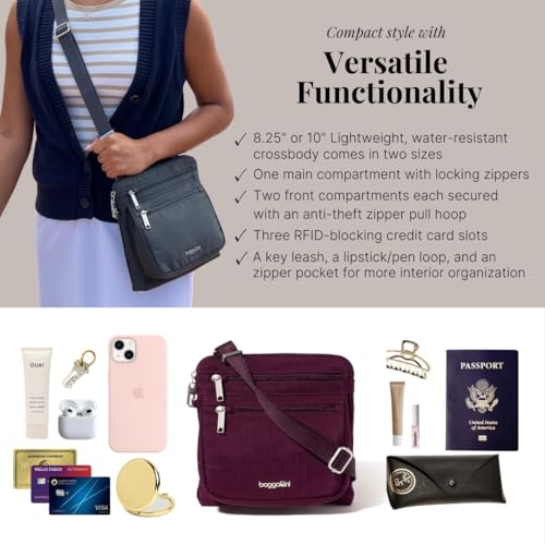 Image of Baggallini Securtex Anti-Theft Crossbody