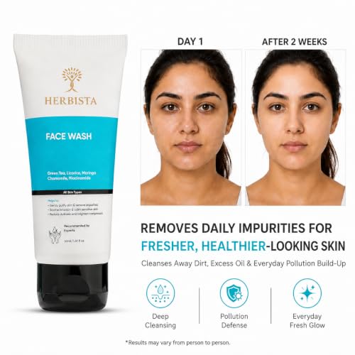 Image of Gentle Hydrating Face Wash | Sulphate-Free Cleanser with Niacinamide & Vitamin C, Botanical Extracts | All Skin Types | 50 ml