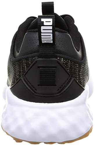 Image of Puma Fusion Pro Men's Golf Shoes, 23 Fall /Winter Colors Puma Black /Puma Silver (377041) (03), 8.5