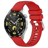Zohmuly Strap Compatible with HUAWEI WATCH GT 5 Pro 46mm/GT 5 46mm/GT 4 46mm/WATCH Ultimate/Huawei Watch GT5 Pro 46mm/GT5 46mm/GT4 46mm/4 Pro Men and Women, Soft Silicone Adjustable Sport Straps
