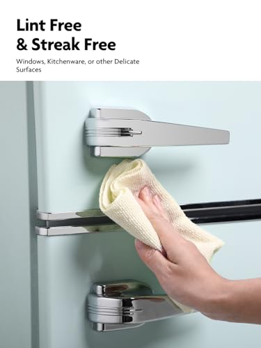 Fantasticlean Microfiber Cleaning Cloth Roll -75 Pack, Tear Away Microfiber Towels, 12 Inch X 12", Reusable, Washable, Scratch Free, Ultra Absorbent Dish Rags For Car thumb #4