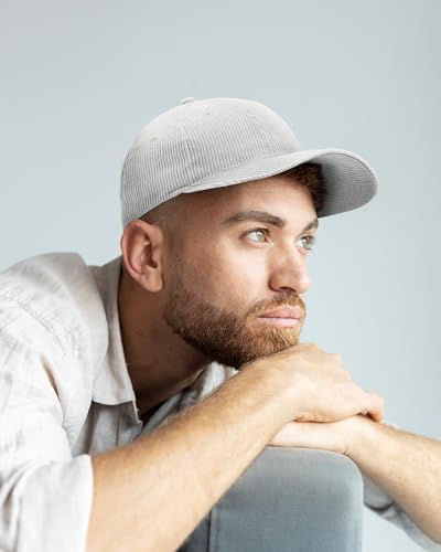 Image of WESTEND Corduroy Baseball Cap for Men and Women - Cool Weather Hats
